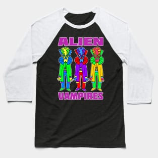 Alien Vampires Baseball T-Shirt